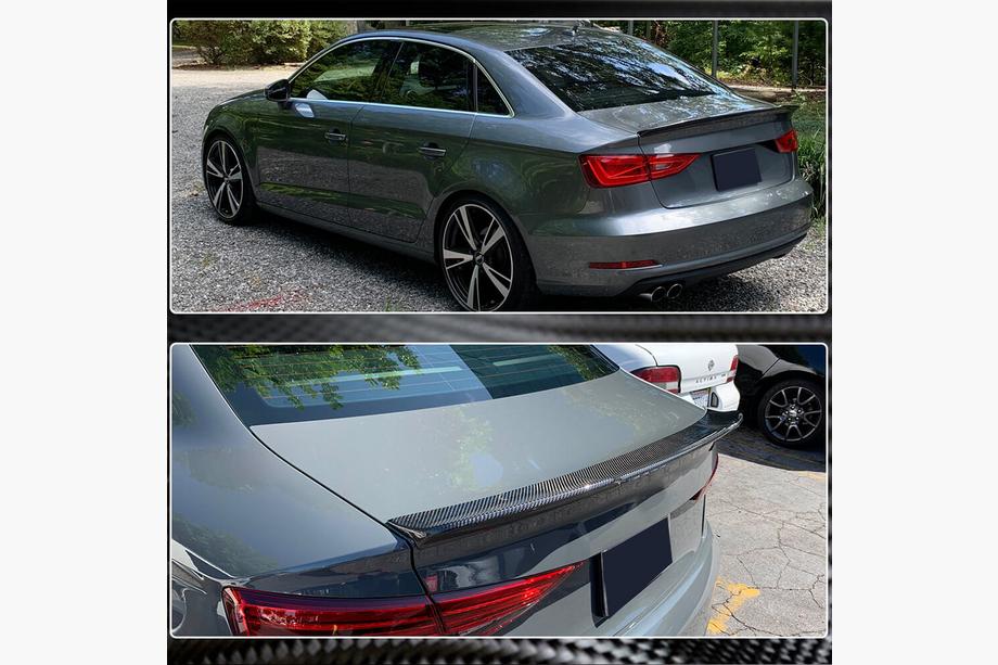Audi A3 2012-2020 Becquet V4 (pour Sedan, carbone) Photo 3