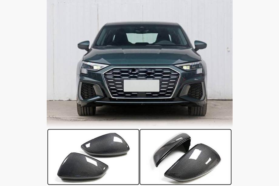 Audi A3 2020- Coques de Rétroviseurs (Carbone) V2 Image