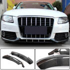 Audi A4 B8 2007-2015 Extensions Flap de Pare-chocs Avant (pour Base 2007-2011, Carbone) photo 1