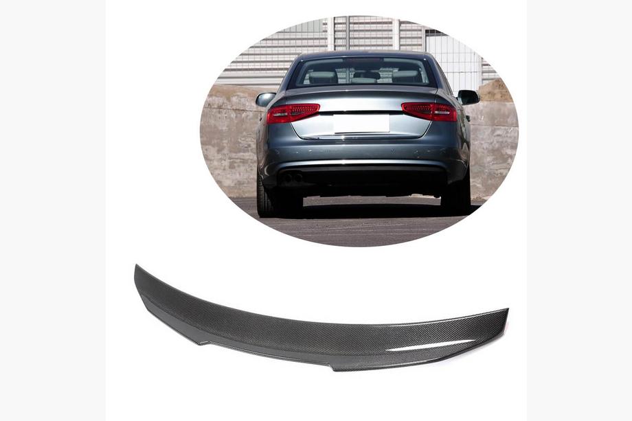 Audi A4 B8 2007-2015 Aileron V3 (pour Base 2011-2015, Carbone) Image