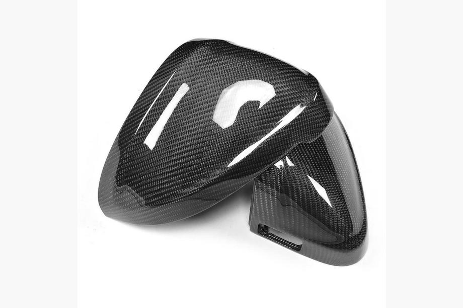 Audi A4 B9 2015-2024 Coques de Rétroviseurs Remplacement Style (Carbone) V1 Photo 7