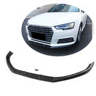 Audi A4 B9 2015-2024 Lame de pare-chocs avant Lip V1 (pour Base Sedan 2015-2019, Carbone) photo 1