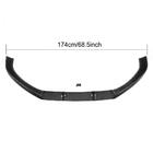 Audi A4 B9 2015-2024 Lame de pare-chocs avant Lip V1 (pour Base Sedan 2015-2019, Carbone) photo 5