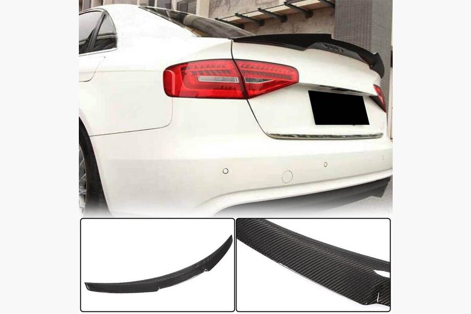 Audi A4 B8 2007-2015 Aileron V1 (pour Base 2011-2015, Carbone) Image