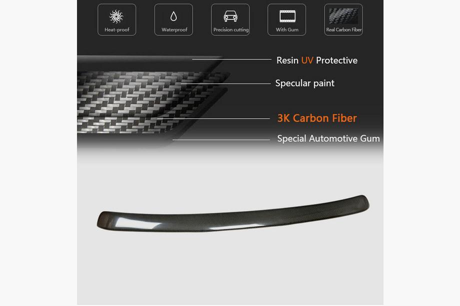 Audi A4 B8 2007-2015 Aileron arrière (pour S-Line 2007-2011, Plastique) Photo 5