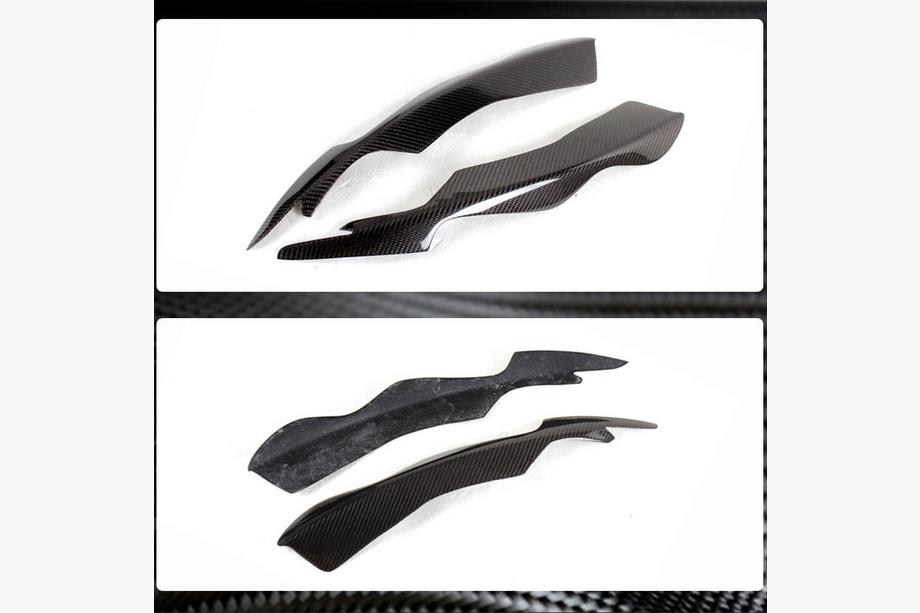 Audi A4 B8 2007-2015 Coques de phares (2011-2015, Carbone) Photo 3