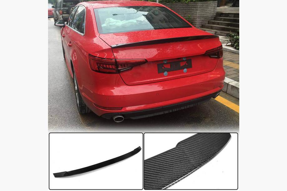 Audi A4 B9 2015-2024 Spoiler V5 (pour Sedan, Carbone) Photo 2