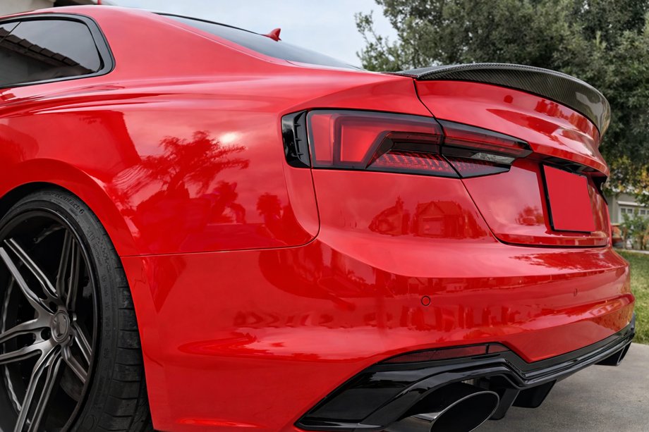 Audi A5 2016-2025 Aileron V6 (pour Sportback, Carbone) Image