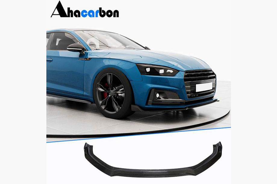 Audi A5 2016-2025 Lame avant Lip V2 (pour S-Line 2016-2020, Carbone) Image