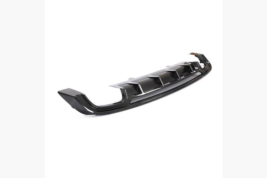 Audi A5 2016-2025 Diffuseur de Pare-chocs Arrière V3 (pour S-Line 2016-2020, Carbone) Photo 6