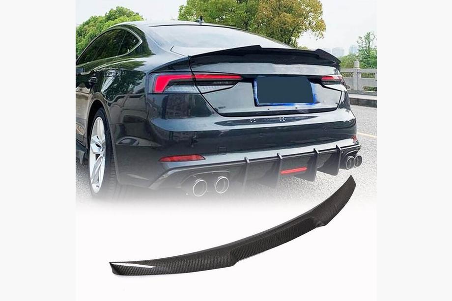 Audi A5 2016-2025 Aileron V4 (pour Sportback, Plastique) Image