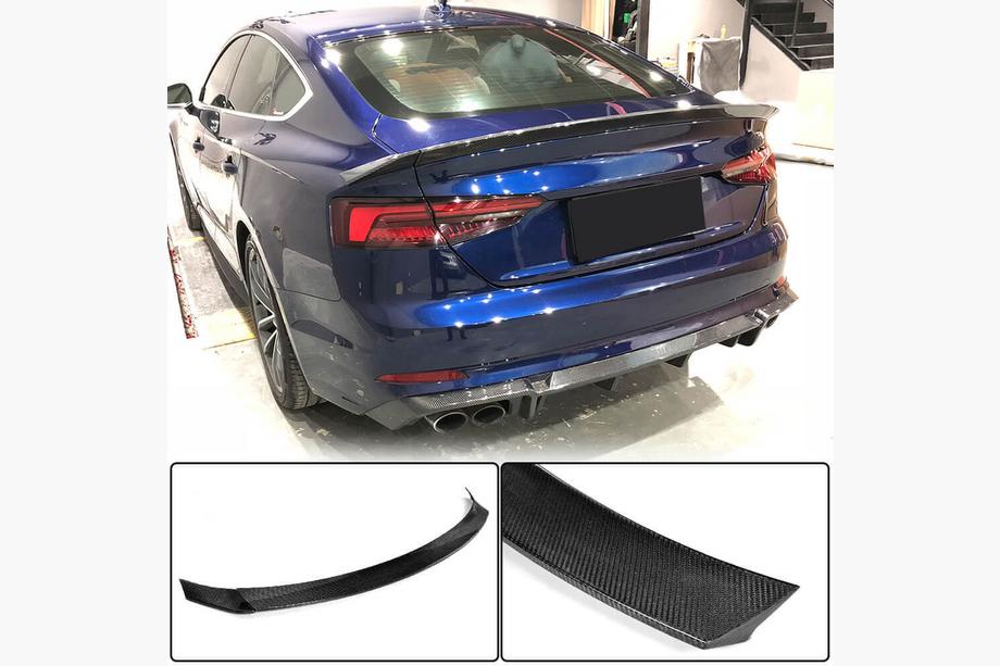 Audi A5 2016-2025 Aileron V2 (pour Sportback, Carbone) Photo 1