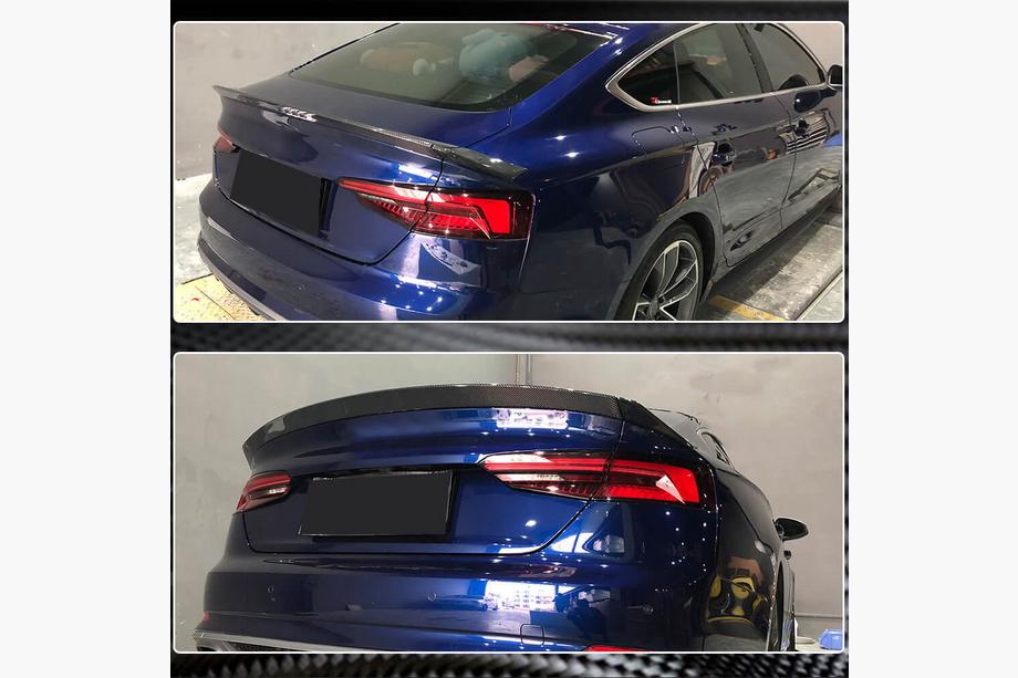 Audi A5 2016-2025 Aileron V2 (pour Sportback, Carbone) Photo 5