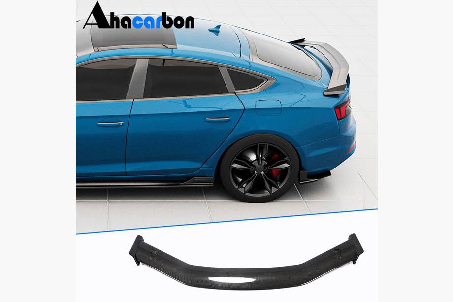 Audi A5 2016-2025 Aileron V1 (pour Sportback, Carbone) Image