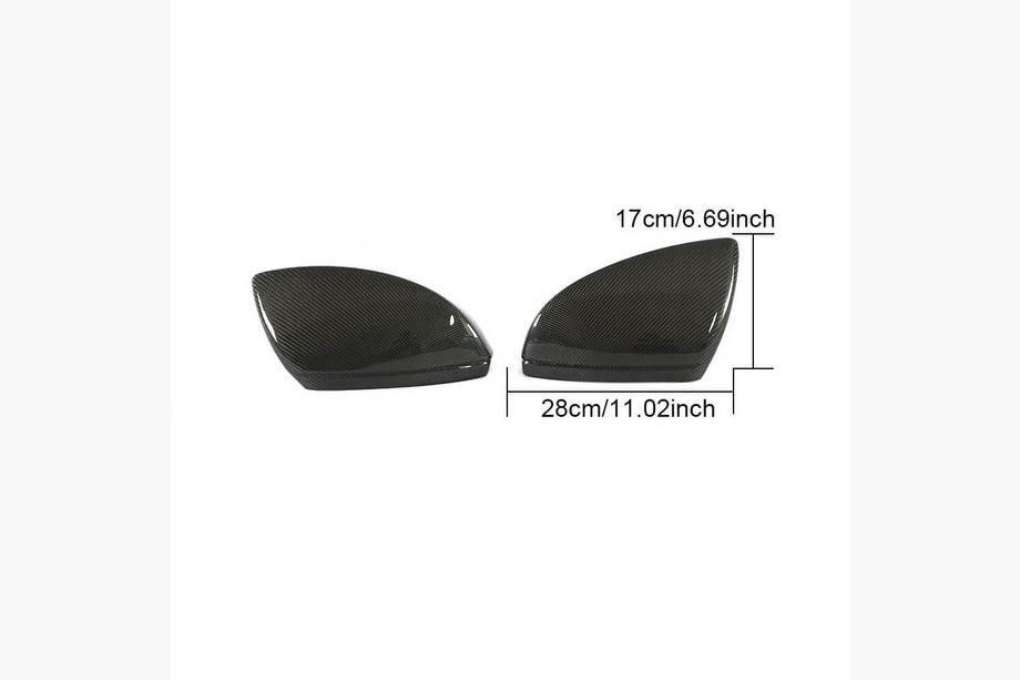 Audi A6 C8 2018–2025 Coques de Rétroviseurs Remplacement Style (Carbone) V2 Photo 10