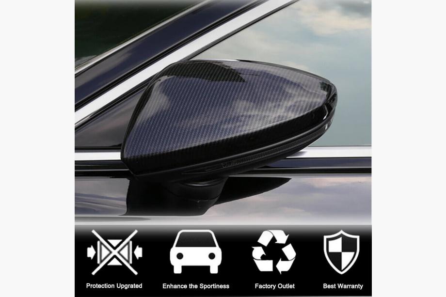 Audi A6 C8 2018–2025 Remplacement Coques de Rétroviseurs LHD (Carbone) V2 Photo 2
