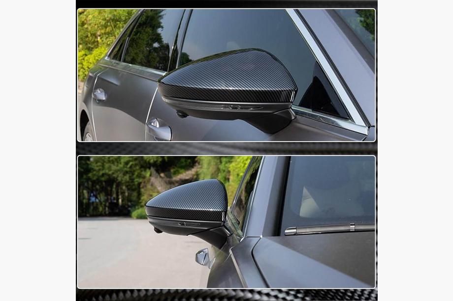 Audi A6 C8 2018–2025 Remplacement Coques de Rétroviseurs LHD (Carbone) V2 Photo 3