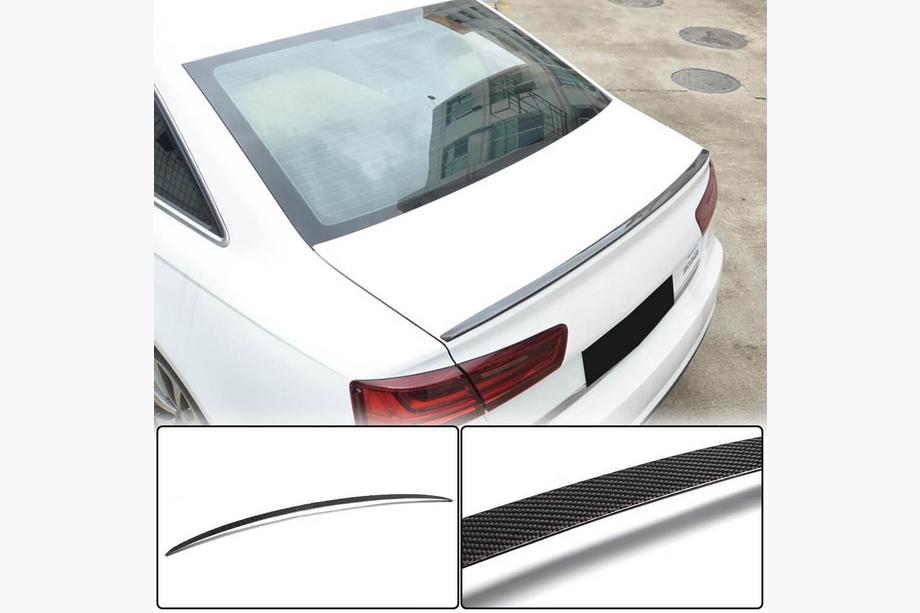 Audi A6 C7 2011-2017 Spoiler Lip V3 (Carbone) Photo 1