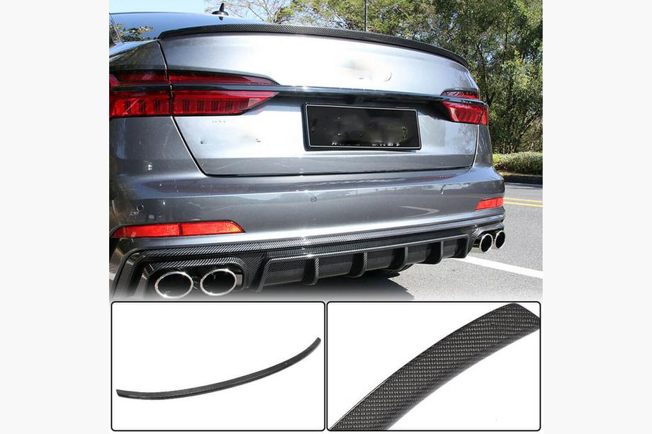 Audi A6 C8 2018–2025 Becquet arrière V3 (pour Sedan, Carbone) Image