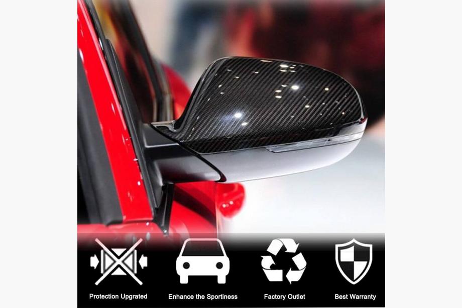 Audi A6 C7 2011–2018 Coques de Rétroviseurs Carbone (2011-2014) V2 Photo 2