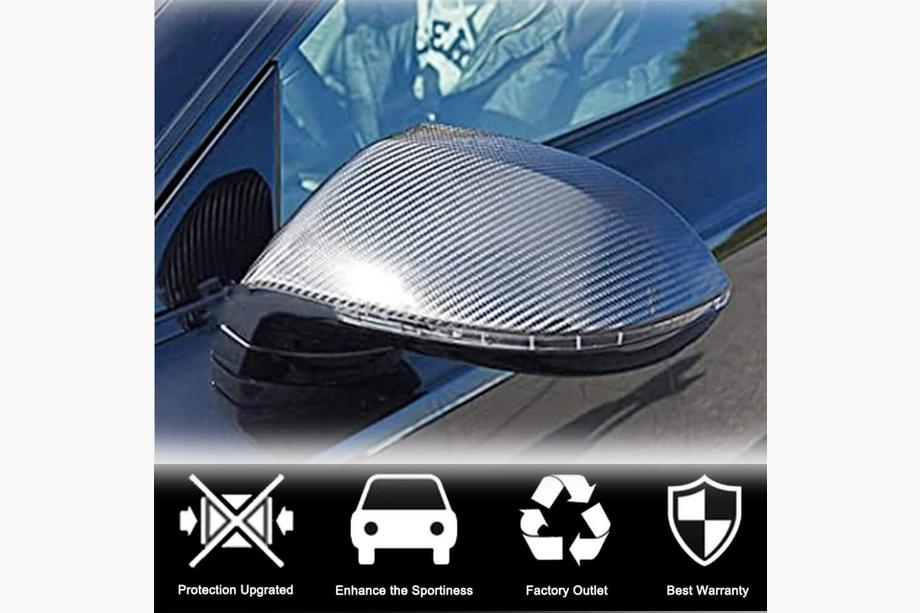 Audi A7 2010-2018 Coques de Rétroviseurs (Carbone) Photo 3