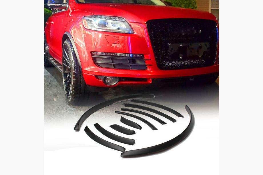 Audi Q7 2005-2015 Extensions d'ailes (Noir Brillant PU) Image