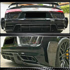 Audi R8 2015- Splitters de pare-chocs arrière V1 (2015-2020, Carbone) photo 5