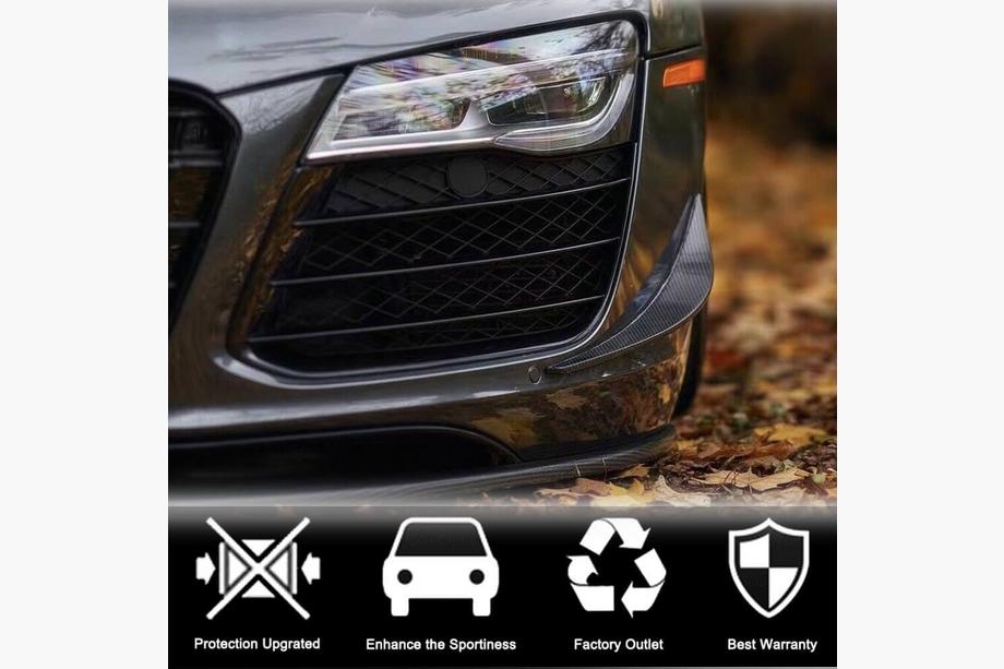 Audi R8 2006-2015 Lame de pare-chocs avant (Carbone) Photo 3