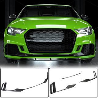 Lame de pare-chocs avant V1 (pour RS3 Sedan 2017-2020, Carbone) Audi A3 2012-2020 photo 1
