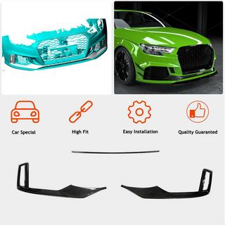 Lame de pare-chocs avant V1 (pour RS3 Sedan 2017-2020, Carbone) Audi A3 2012-2020 photo 2