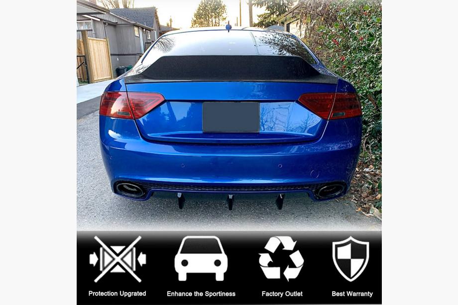 Audi A5 2007-2015 Aileron V3 (pour Coupe, Carbone) Photo 3