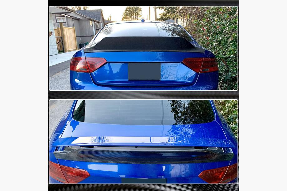 Audi A5 2007-2015 Aileron V3 (pour Coupe, Carbone) Photo 5