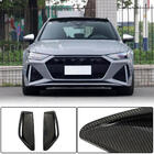 Audi A6 C8 2018–2025 Extensions de pare-chocs avant (pour RS6, Carbone) photo 1