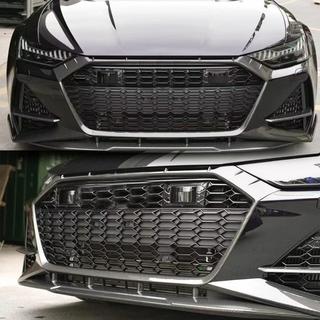 Encadrement de calandre (pour RS6, carbone) Audi A6 C8 2018–2025 photo 2