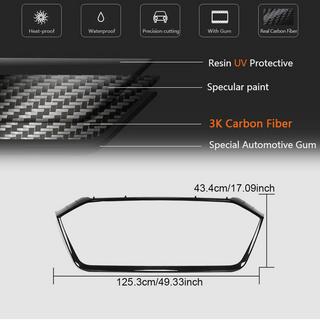 Encadrement de calandre (pour RS6, carbone) Audi A6 C8 2018–2025 photo 4