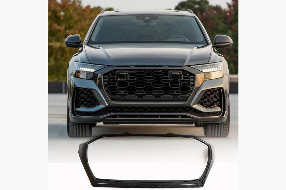 Audi Q8 2018- Encadrement de calandre pour RSQ8 Carbone Image