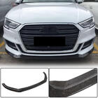 Audi A3 2012-2020 Lame de pare-chocs avant Lip V5 (pour S-Line Sedan 2017-2020, Carbone) photo 1