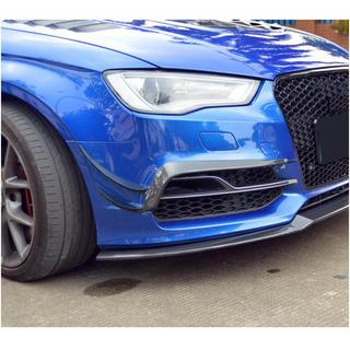 Lame de pare-chocs avant (pour S-Line Sedan 2012-2016, carbone) Audi A3 2012-2020 photo 2