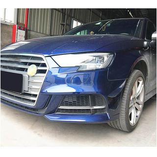 Lame de pare-chocs avant (pour S-Line Sedan 2017-2020, Carbone) Audi A3 2012-2020 photo 2