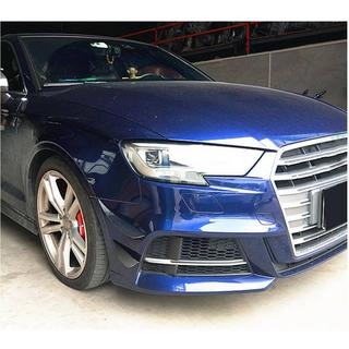 Lame de pare-chocs avant (pour S-Line Sedan 2017-2020, Carbone) Audi A3 2012-2020 photo 3