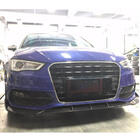 Audi A3 2012-2020 Lame avant V1 pour S-Line 2012-2016 HB, Carbone photo 2