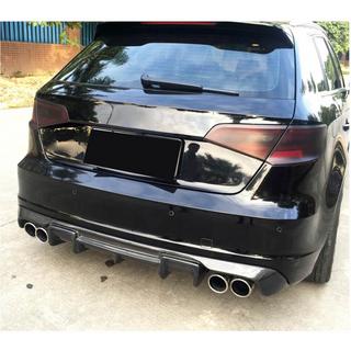 Diffuseur de Pare-chocs Arrière V1 (pour S-Line HB 2012-2016, Carbone) Audi A3 2012-2020 photo 3
