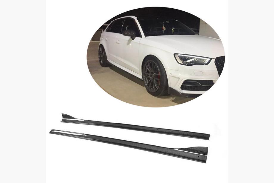 Audi A3 2012-2020 Bas de Caisse (pour S-Line HB 2012-2016, Carbone) Image