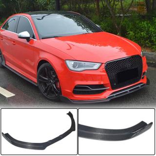 Lame de pare-chocs avant Lip V3 (pour S-Line Sedan 2012-2016, Carbone) Audi A3 2012-2020 photo 1