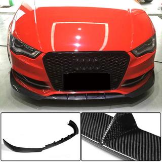 Lame de pare-chocs avant Lip V2 (pour S-Line Sedan 2012-2016, Carbone) Audi A3 2012-2020 photo 1