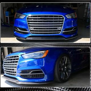 Lame de pare-chocs avant Lip V1 (pour S-Line Sedan 2012-2016, Carbone) Audi A3 2012-2020 photo 4