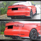 Audi A3 2012-2020 Diffuseur de pare-chocs arrière V3 (pour S-Line Sedan 2012-2016, Carbone) photo 3