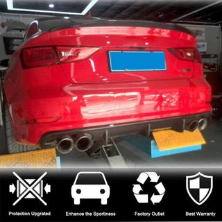 Diffuseur arrière V2 (pour S-Line Sedan 2012-2016, Carbone) Audi A3 2012-2020 photo 3