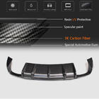Audi A3 2012-2020 Diffuseur de pare-chocs arrière V1 (pour S-Line Sedan 2012-2016, Carbone) photo 5