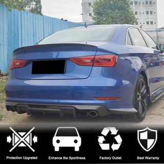 Diffuseur de pare-chocs arrière V1 (pour S-Line Sedan 2012-2016, Carbone) Audi A3 2012-2020 photo 2